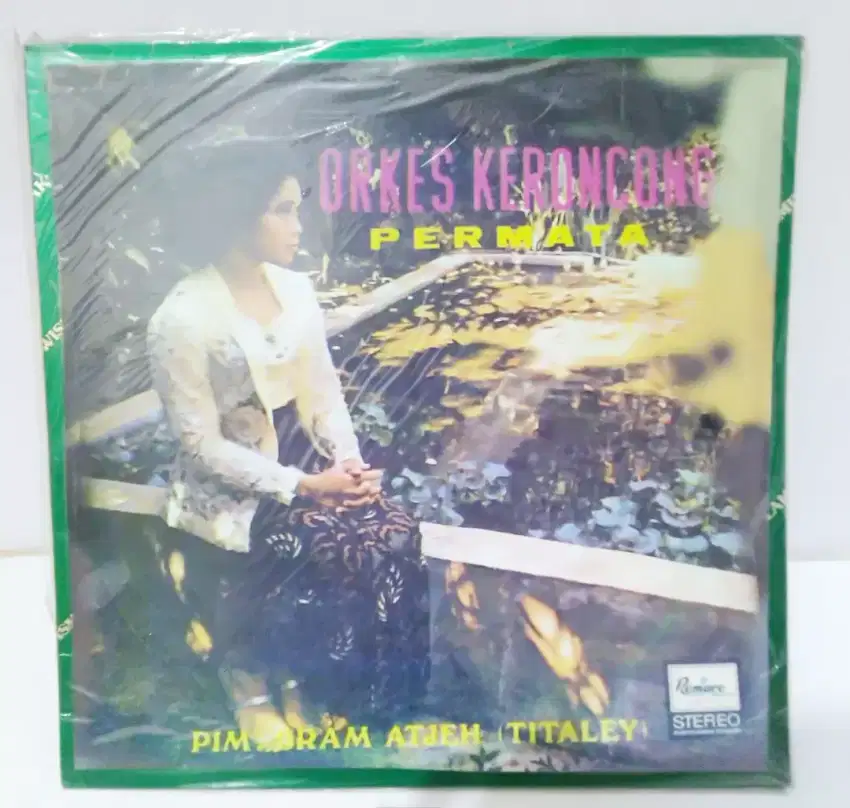 Vinyl Orkes Keroncong Permata Pim. Bram Atjeh Setangkai Bunga Mawar