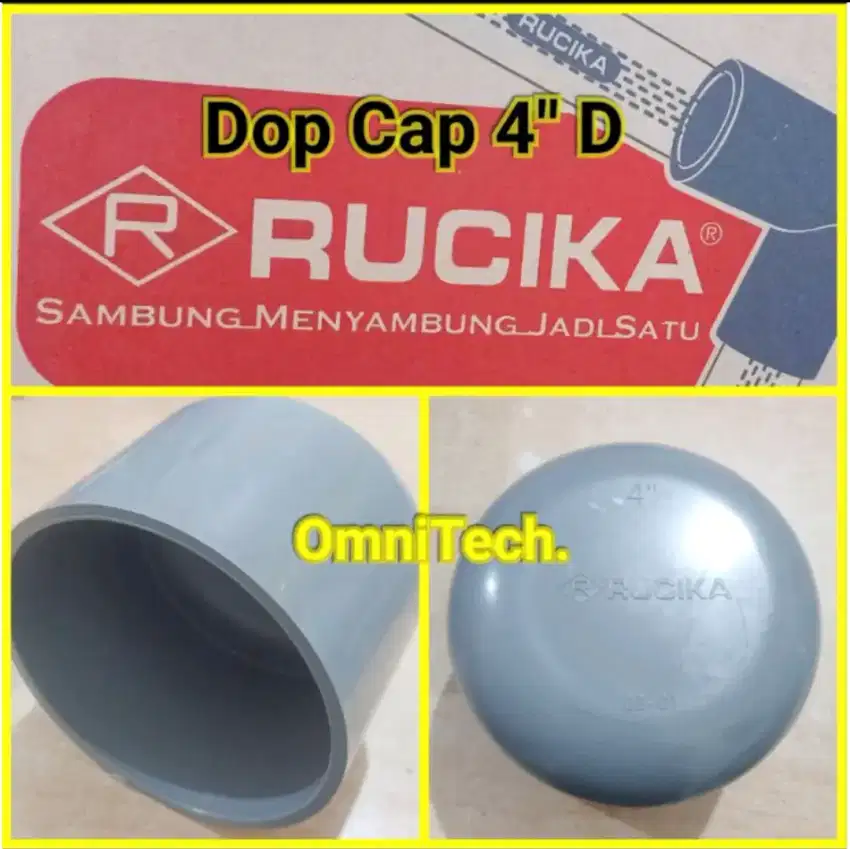 Fitiing PVC Cap Dop Rucika D 4