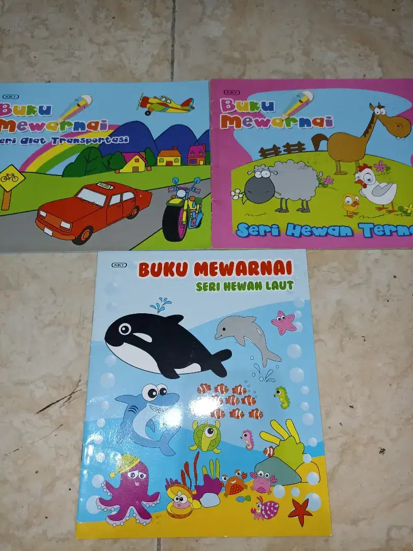 Dijual cepat borongan buku warna anak.& buku cerita