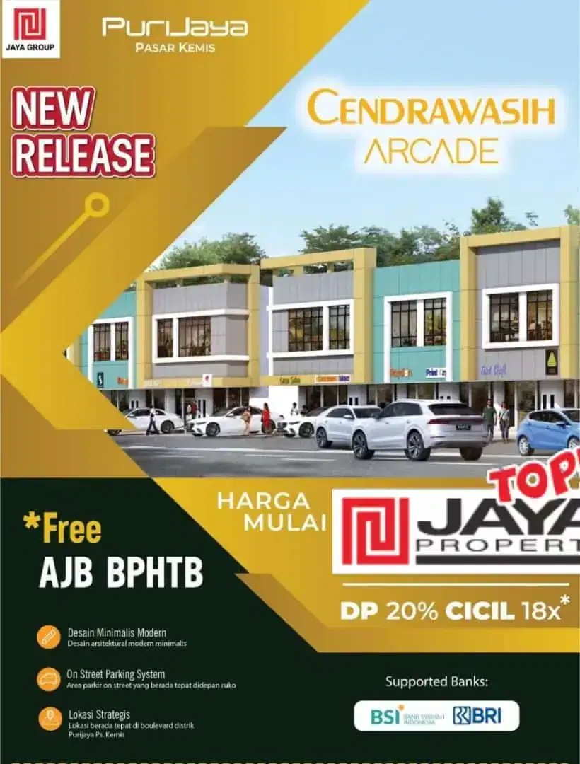 Ruko arcade cendrawasih puri jaya