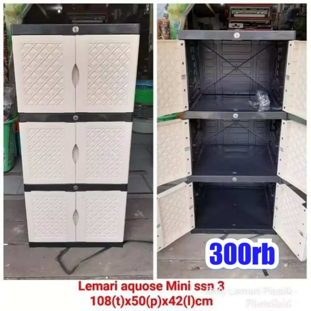 Lemari plastik aqouse mini 3