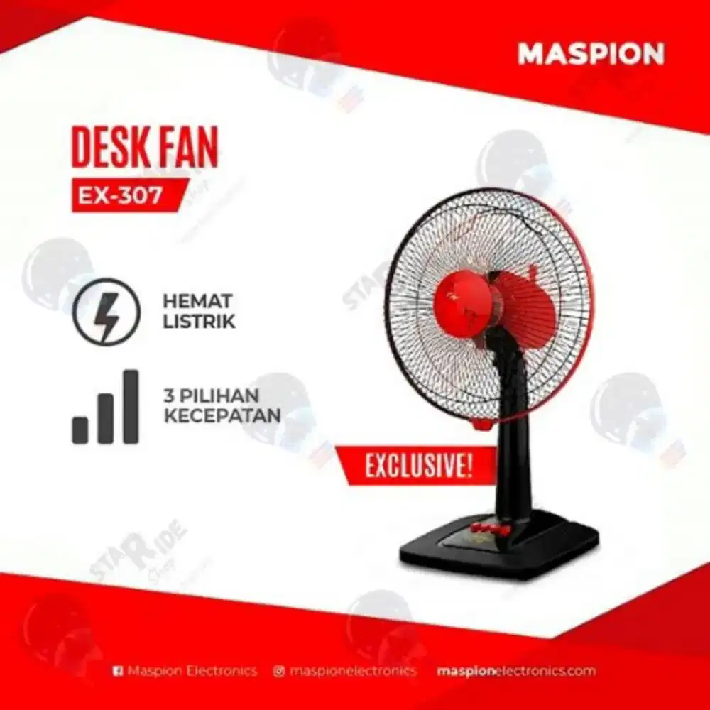 KIPAS ANGIN DUDUK MASPION 12 INCH