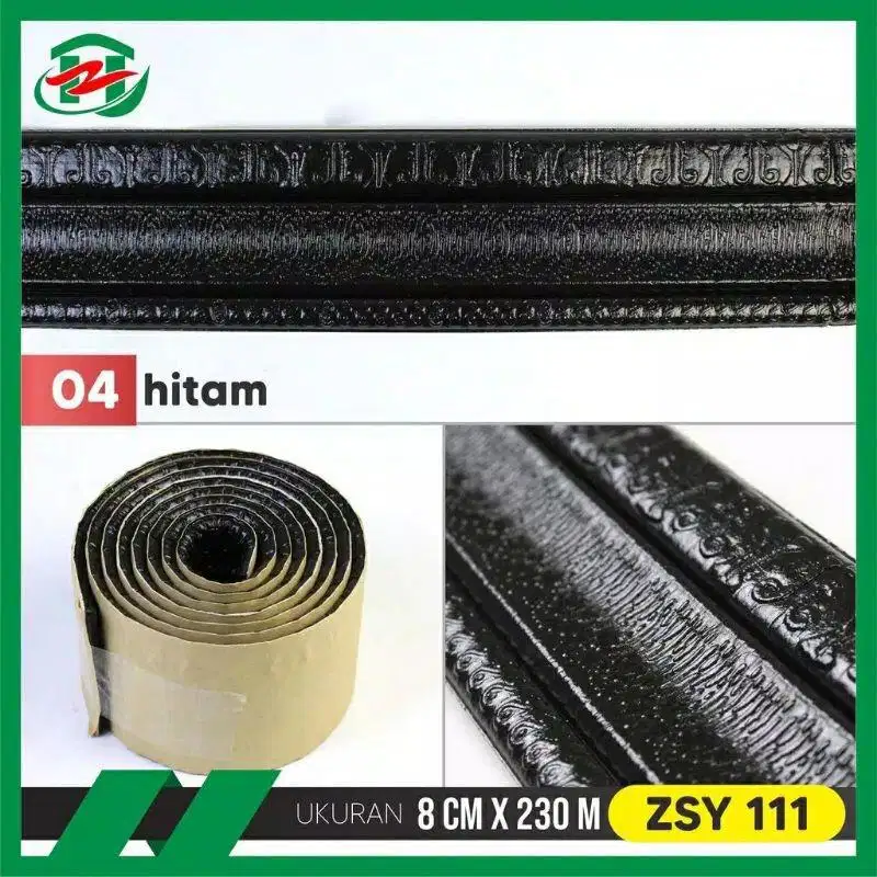 CUCI GUDANG! TERMURAH Wall List Wall Border Foam 3D Motif Elegan