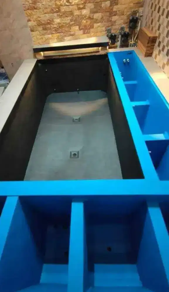 Pembuatan kolam dan filter koi