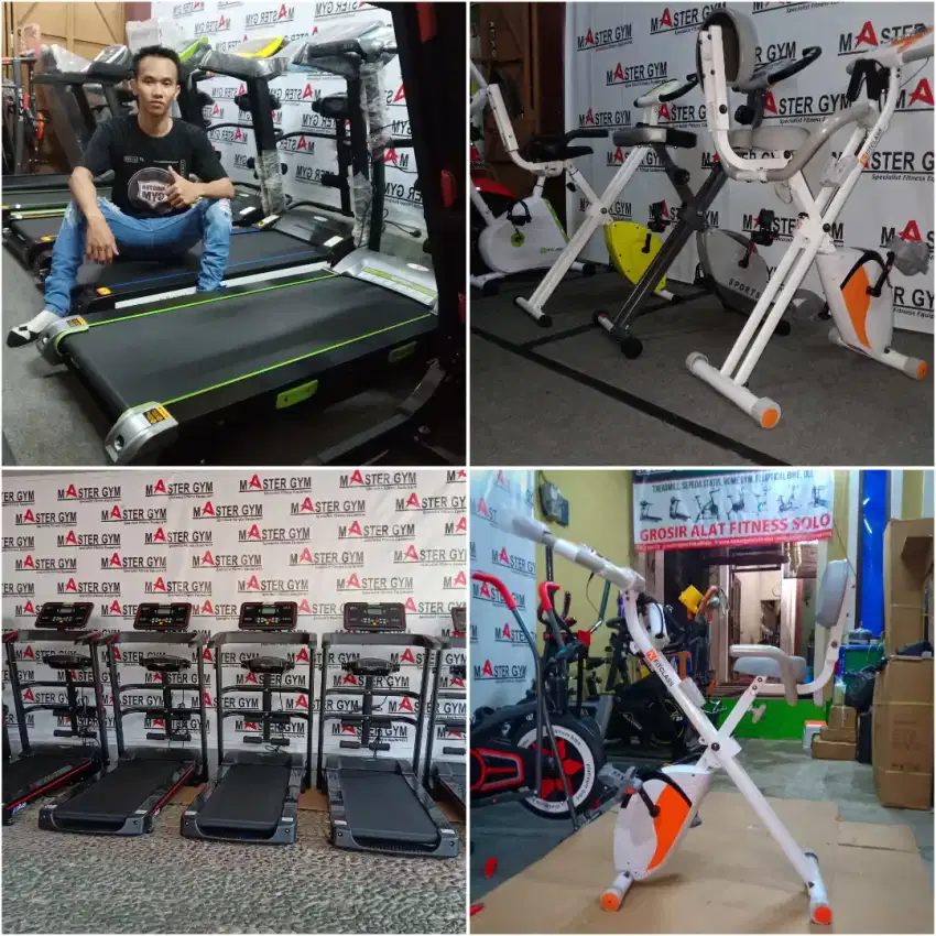 PUSAT ALAT FITNESS
Banyak Pilihan Treadmill Sepeda Statis Dll