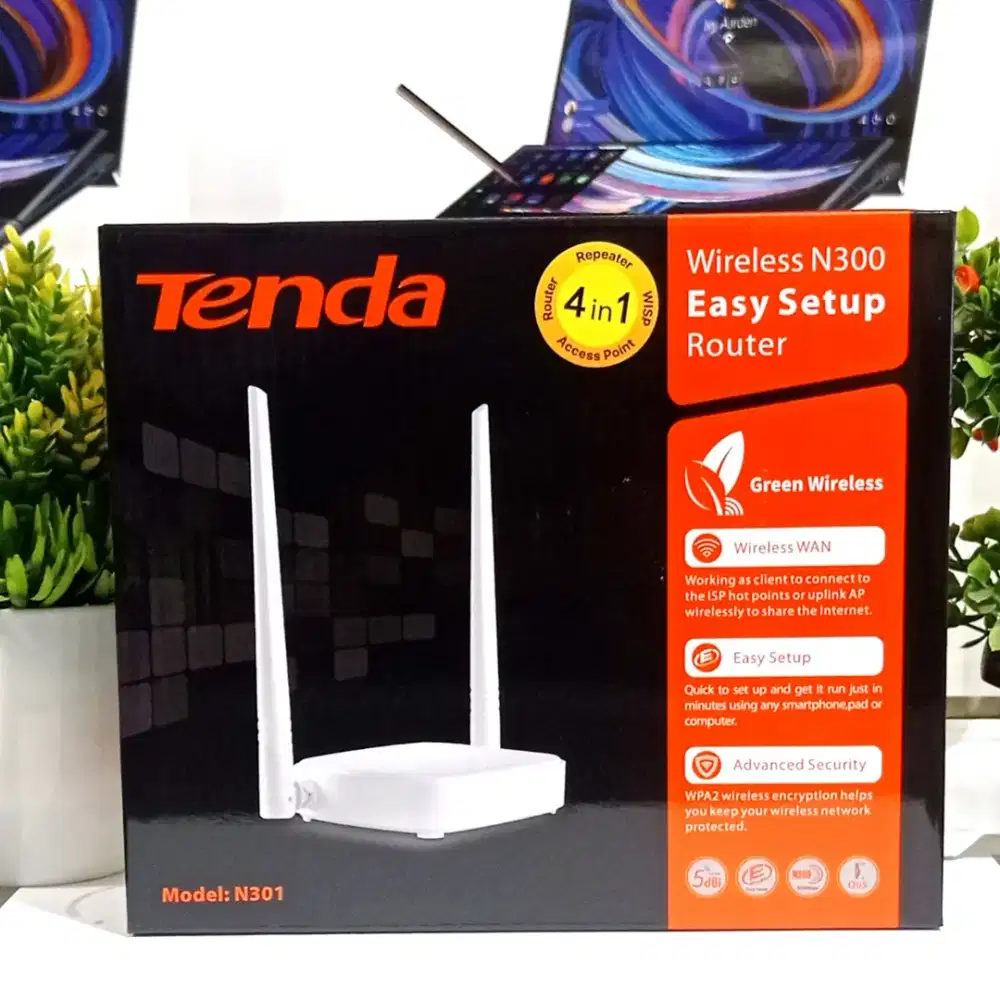 Router  WiFi Tenda N301 150Mbps.mediaLand