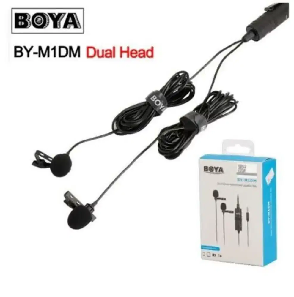 Mic Mikrofon Microphone Boya Clip On BY-M1DM