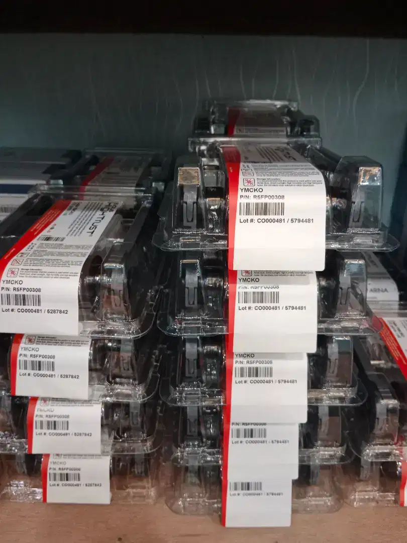 Ribbon Color YMCKO R5FP00308 Printer ID Card Evolis