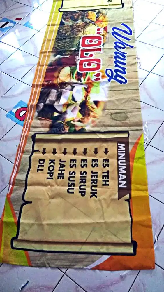 Spanduk Kain Printing Cepat Jadi