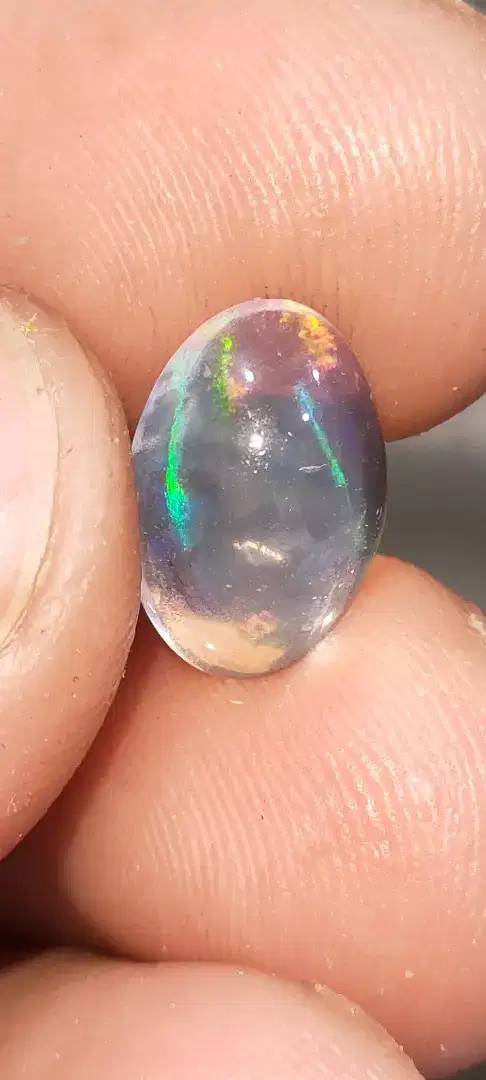BATU CINCIN NATURAL COLORLESS OPAL KALIMAYA + MEMO