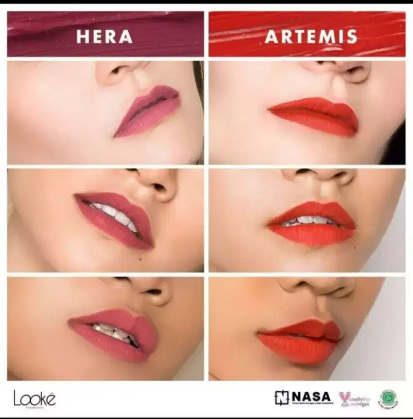 Lipcream matte looke nasa surabaya