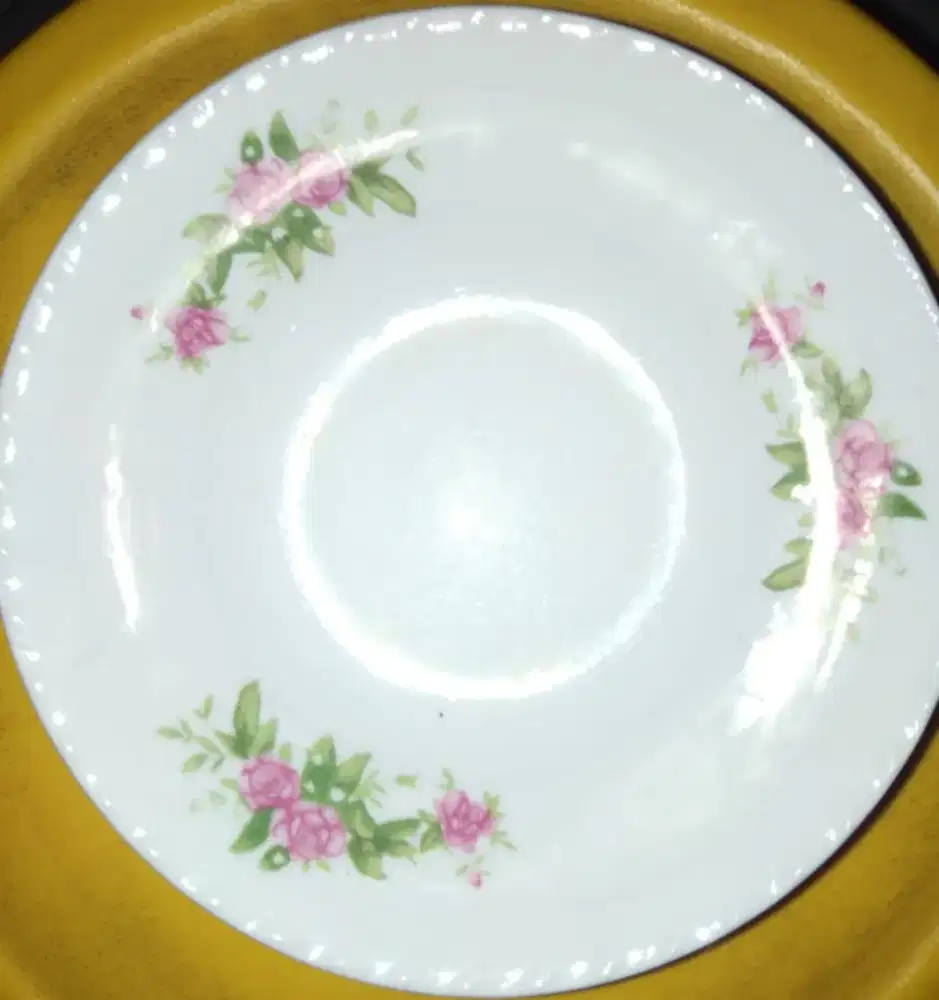 mangkok gambar bunga