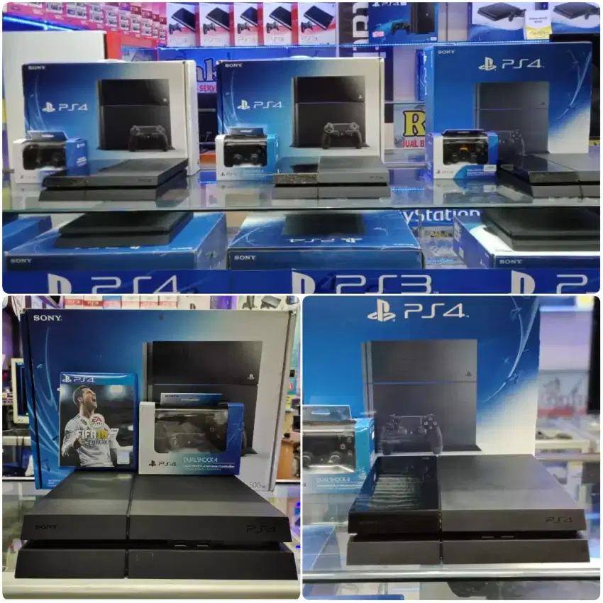 Sony PS 4 Fat 500-1Tera (Bisa Kredit) Siap COD Bonus Game