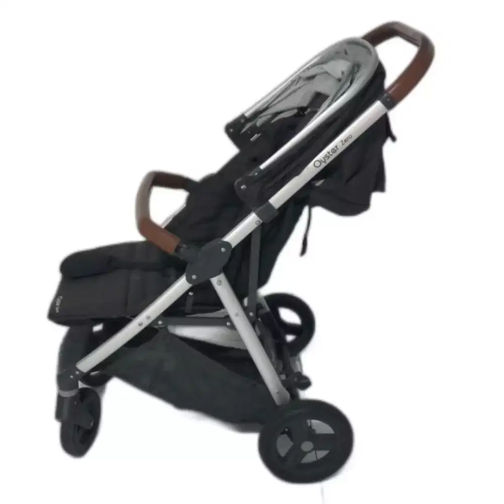 STROLLER OYSTER ZERO BAYI STROLLER WARNA BLACK INK FOLDING SIAP