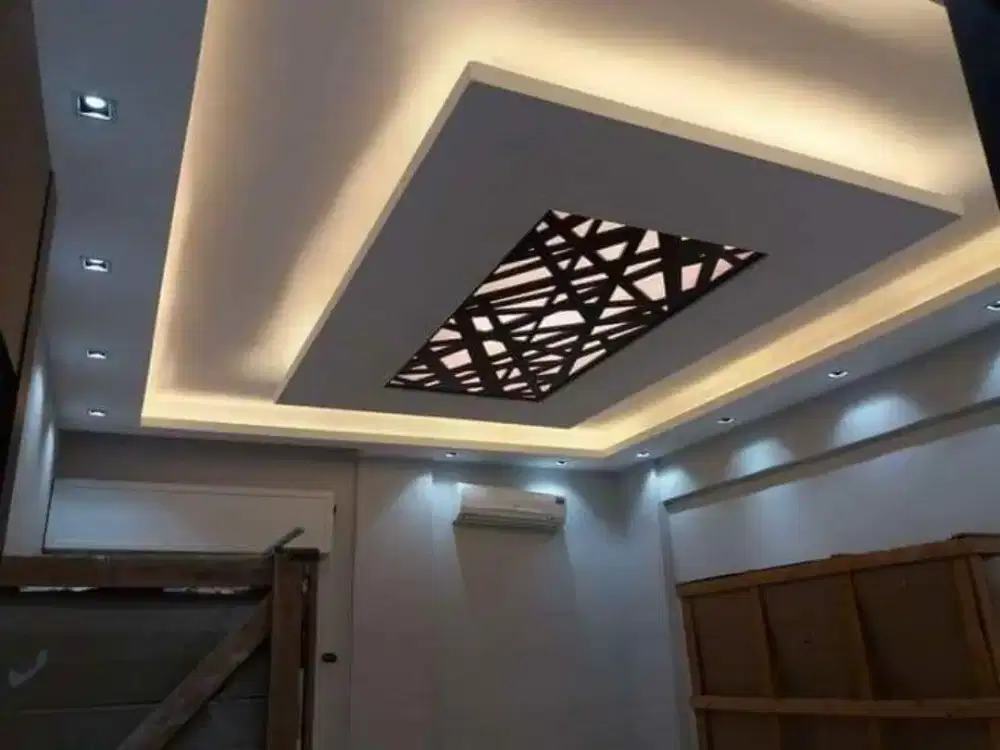 Jasa Pasang plafon Gypsum Pvc Partisi pengecatan dll