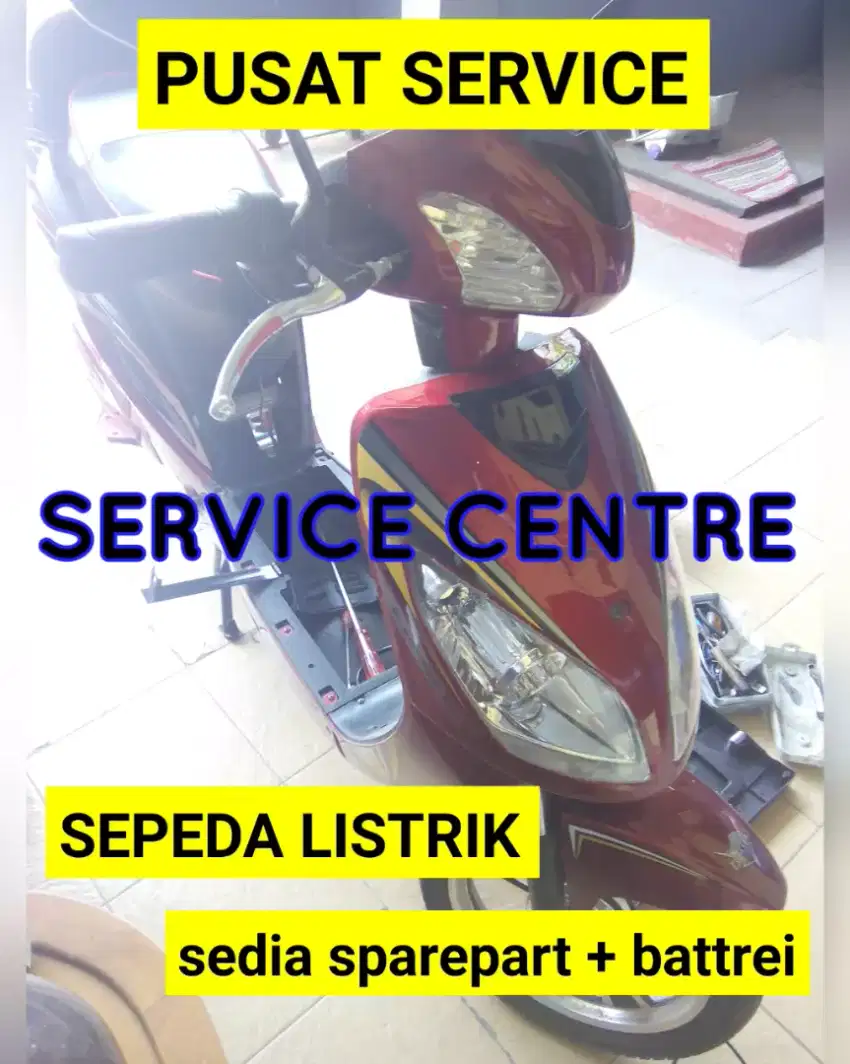 Sepeda Listrik Sparepart Battrei Ready