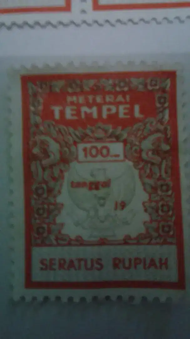 Materai 100 tahun 1976 - 1985