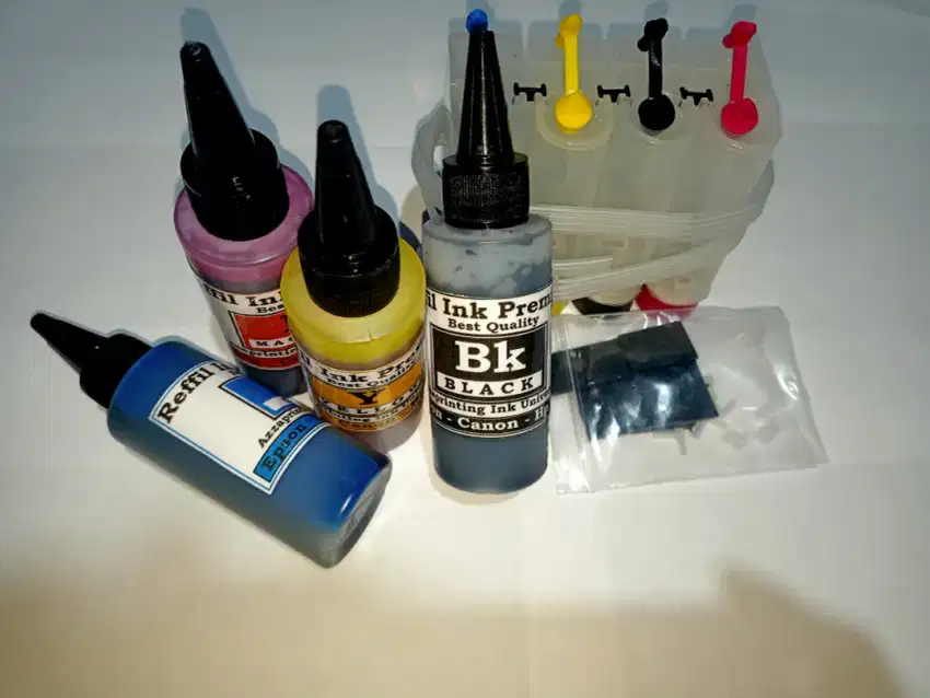 Tinta printer. + Tabung  modif putih