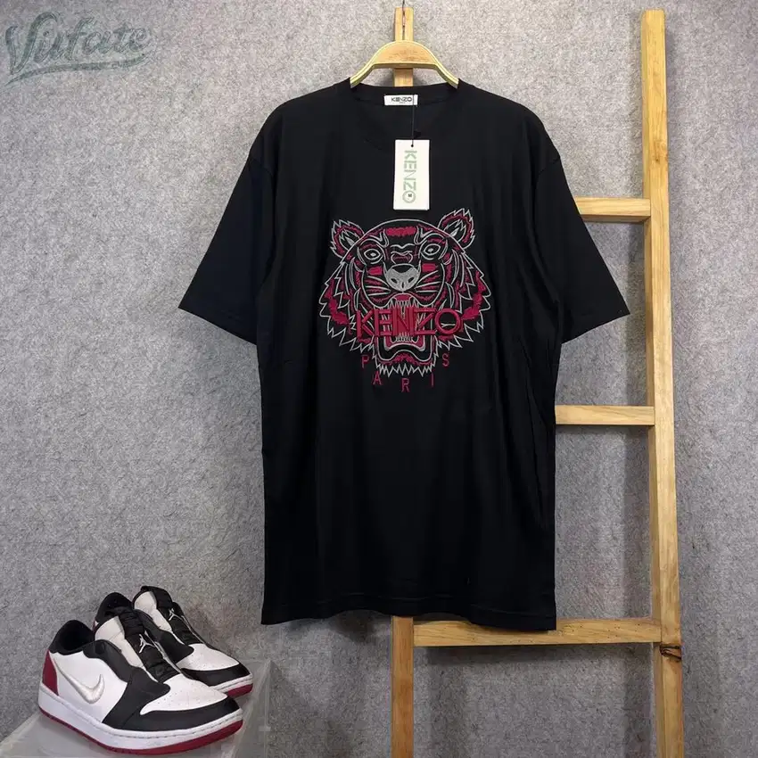 KAOS DISTRO PRIA T-SHIRT KENZO BORDIR MACAN