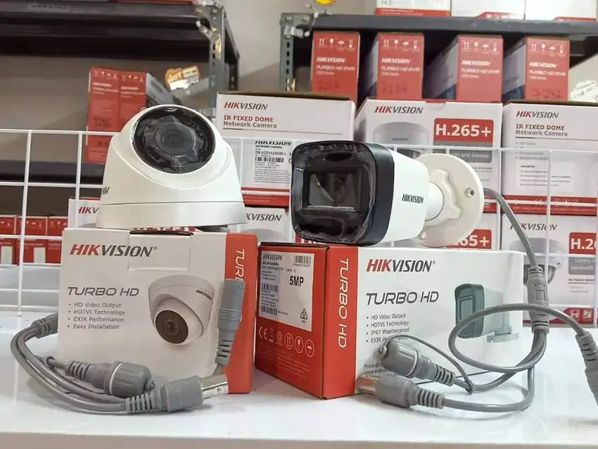 Pasang CCTV 4 Kamera 5MP Kualitas Super Jernih Turbo HD Bergaransi