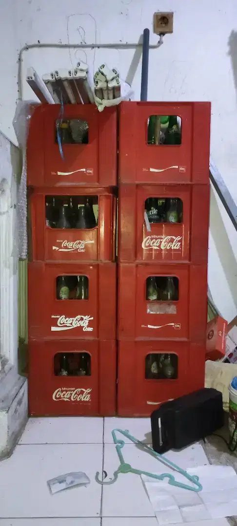 Krat bekas Coca cola