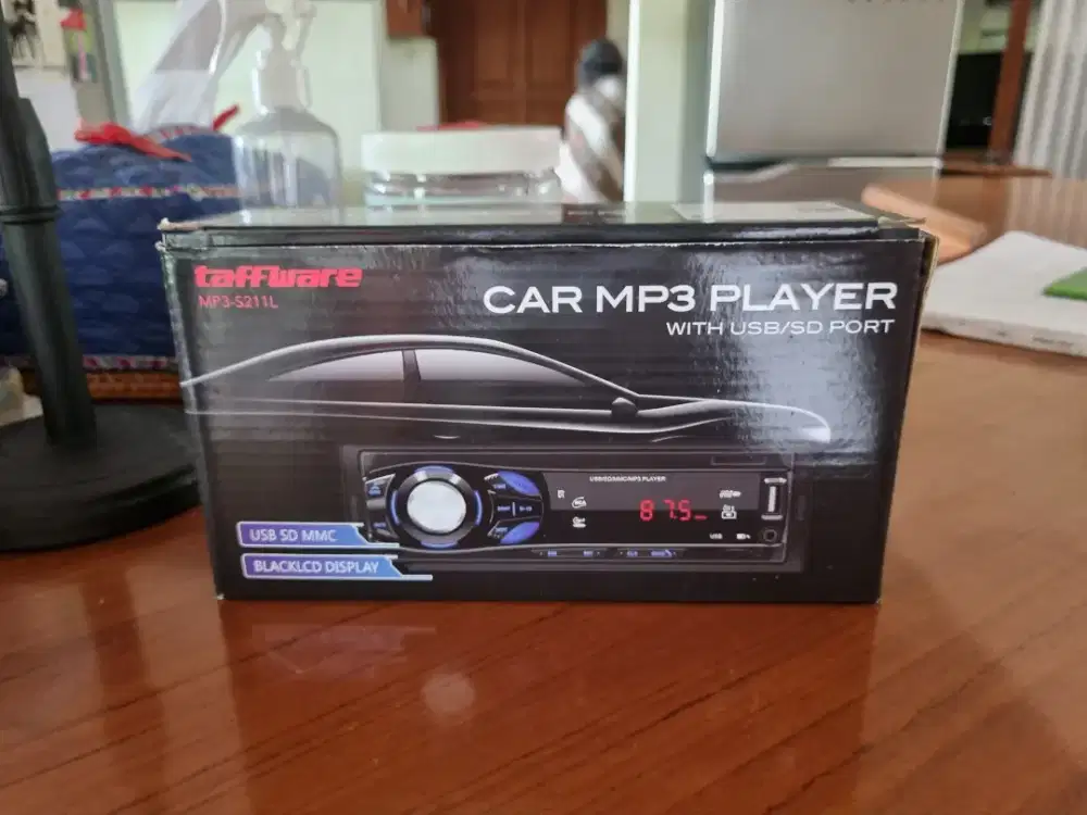 CAR MP3 PLAYER MERK TAFFWARE MP3-S211L