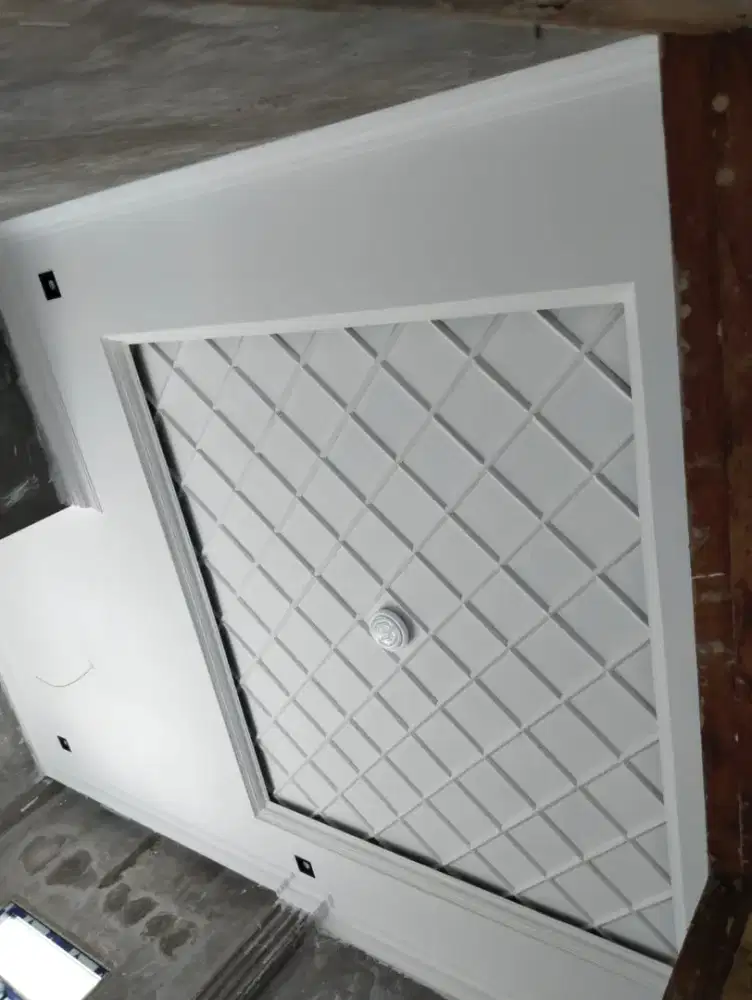 Menerima pemasangan plafon Gypsum, PVC, bahan dan jasa