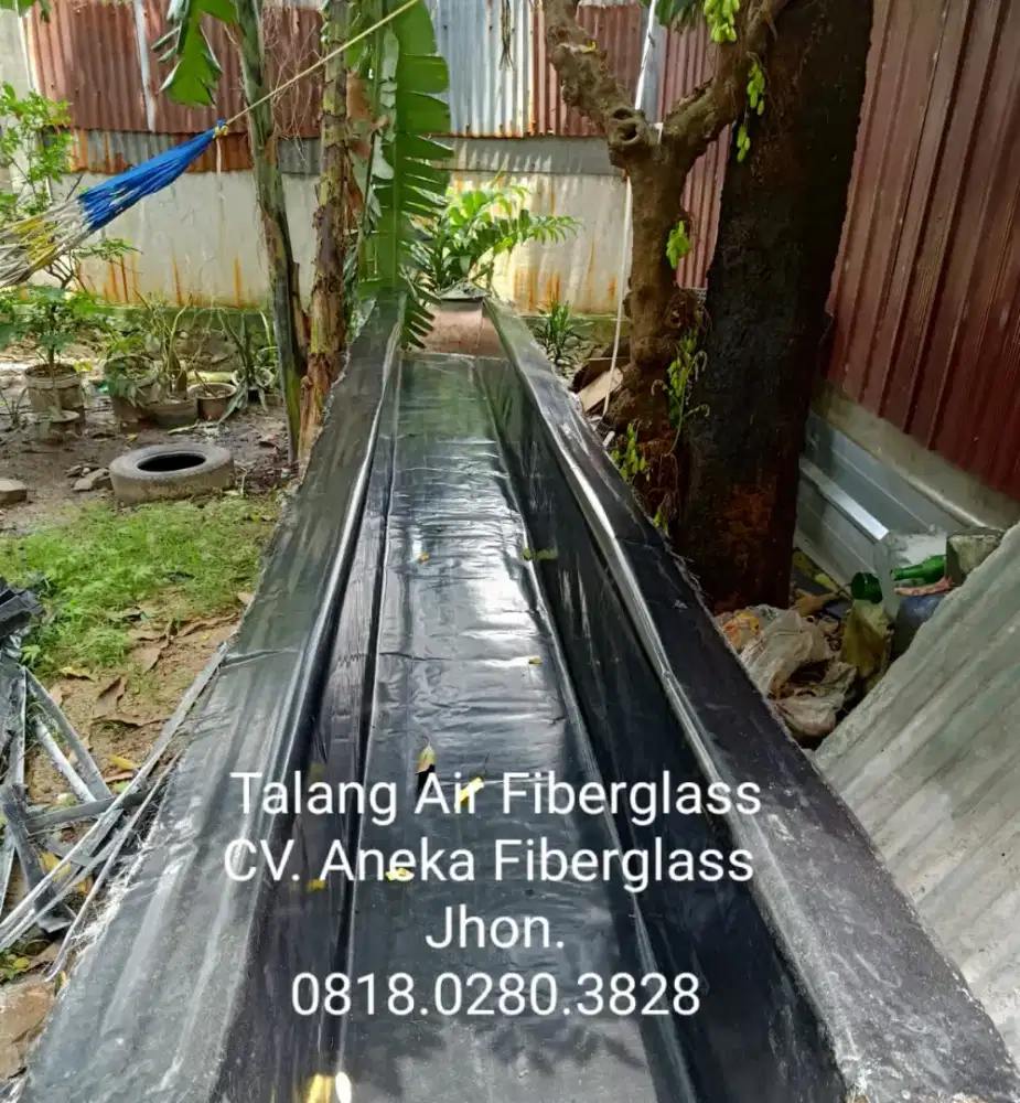 Talang air fiberglass, anti karat