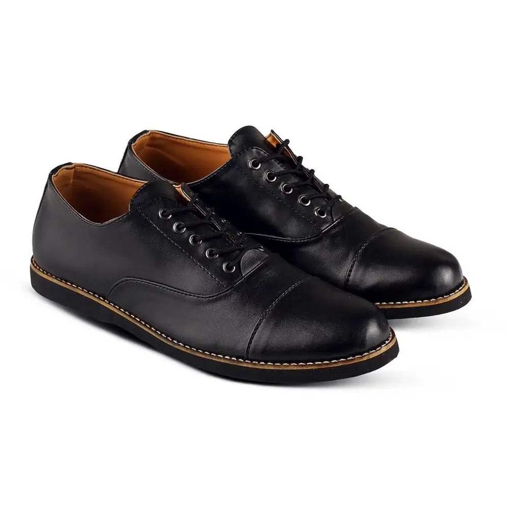 Sepatu Kerja Pria Original Monday Oxford Black TotoSuryo