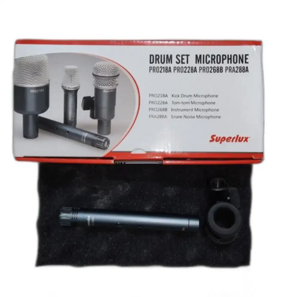 Mic Condensor Drum Superlux PRO268B Original