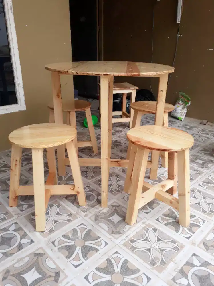 Meja Kursi Jati Belanda