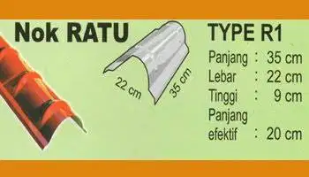 NOK RATU Atap Genteng Metal +jasa pasang(harga sendiri)