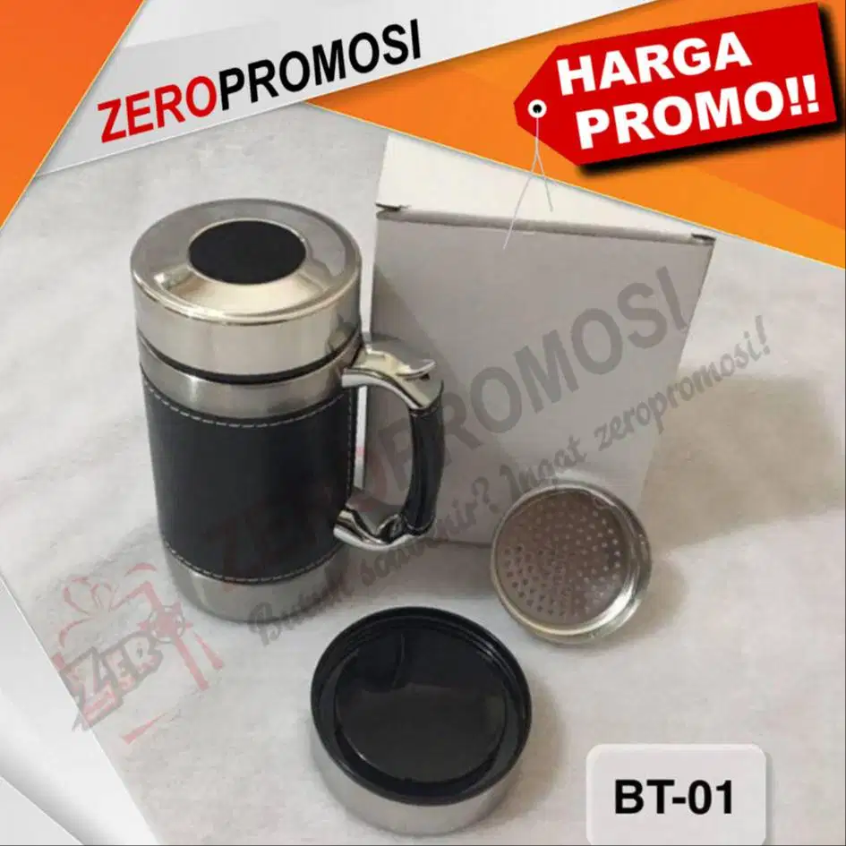 Souvenir Mug Coffee Kulit Elegant