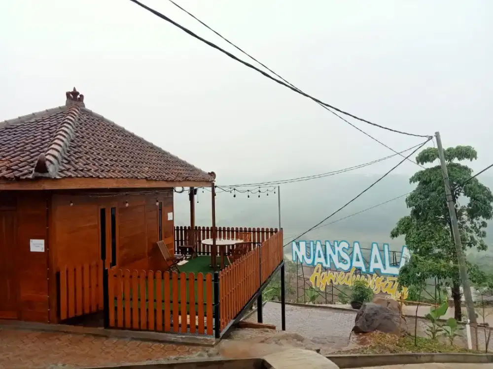 Tanah Kavling Murah Suasana Pedesaan View Sawah Gunung Dekat Jakarta