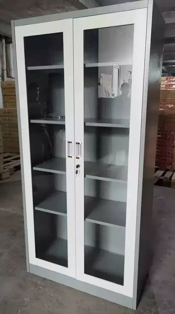 Lemari Arsip Cabinet Dokumen Loker locker Free Ongkir kaca sliding ges