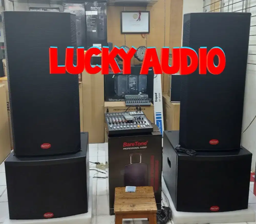 Paket sound system baretone indoor outdoor 5200 watt