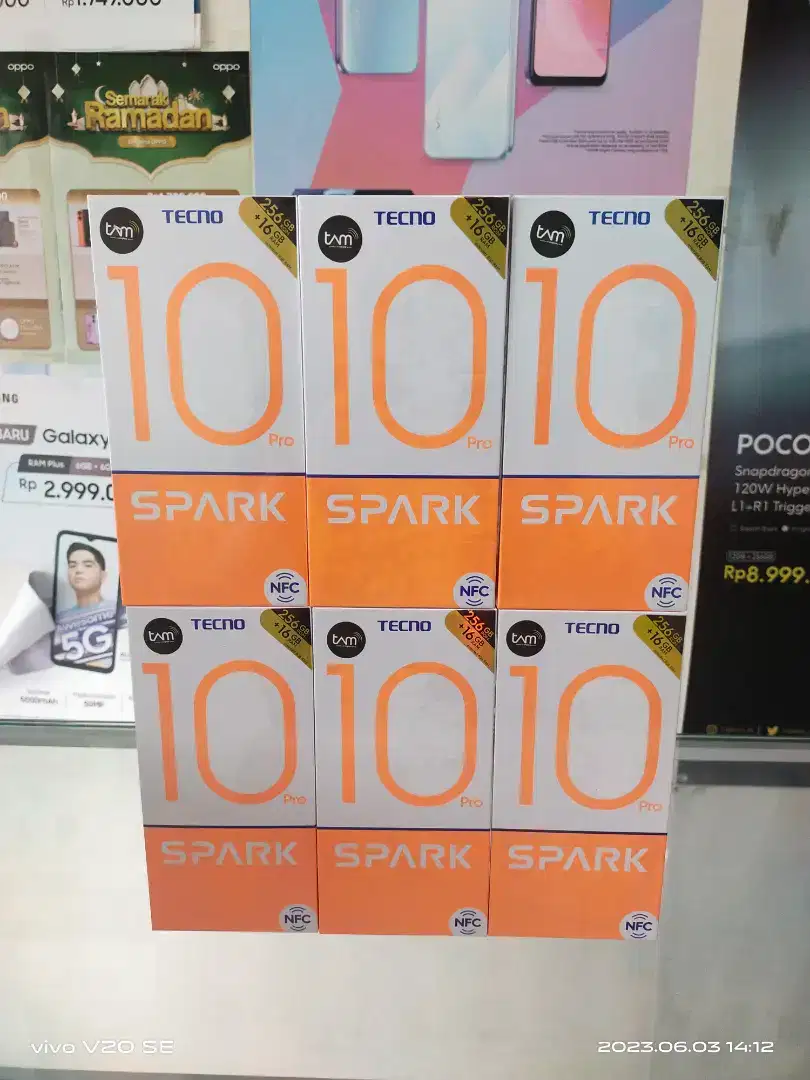 Tecno Spark 10 Pro 8/256 GB NFC Helio G88 Camera 50 MP Garansi Resmi