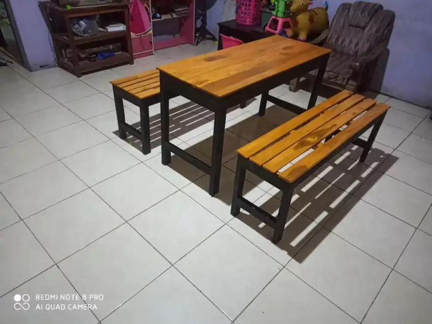 Meja warkop  set murah