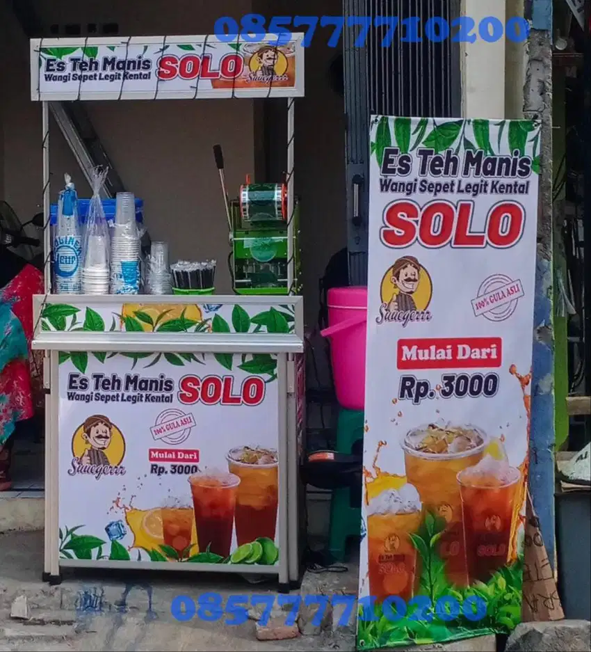 Paketan ES Teh Solo Booth