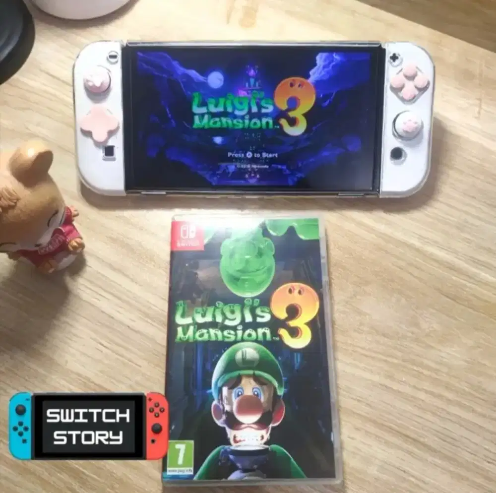 Luigi Mansion 3 Switch Second Like New - Kaset Game Nintendo Switch ...