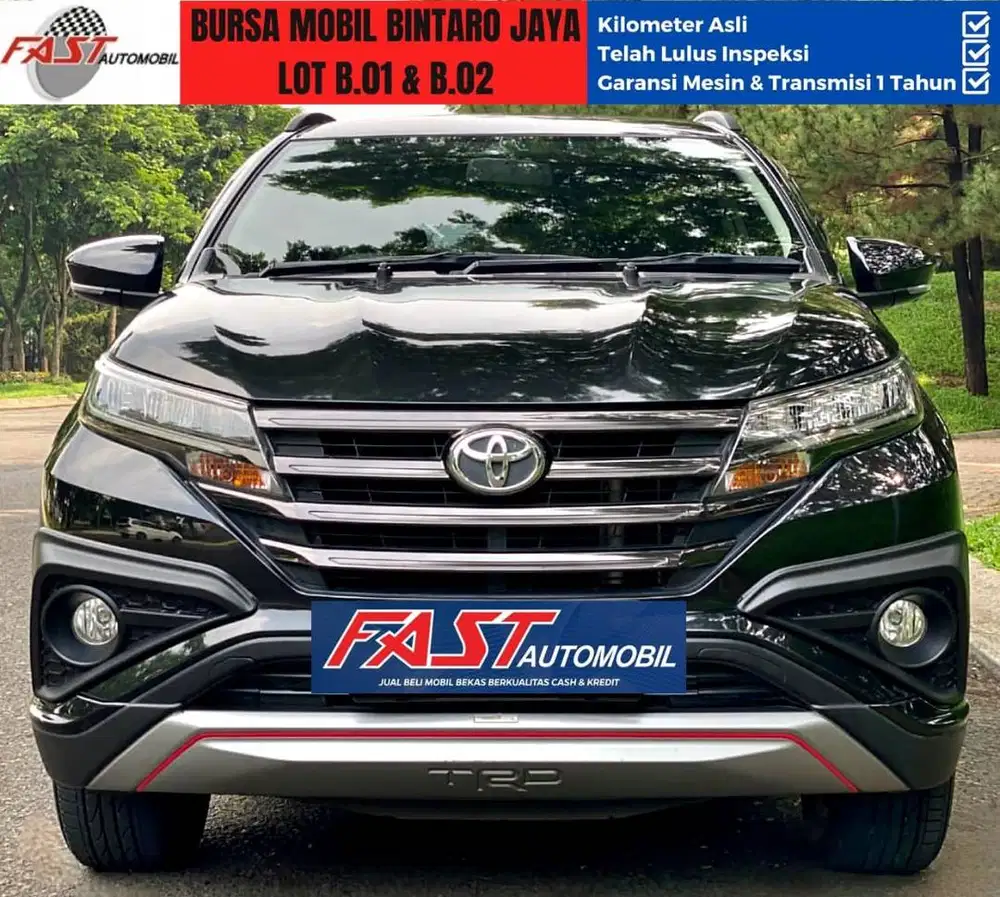DP 15JT TOYOTA RUSH TRD 2021 1.5 AT KM.24RB PAJAK PANJANG F2ST Mobil