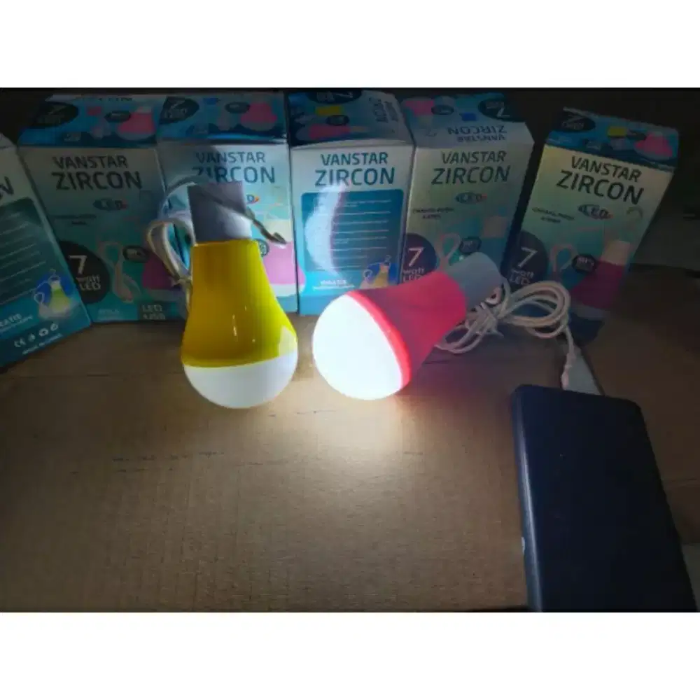 Lampu LED Bohlam Usb Emergency Nyala Terang