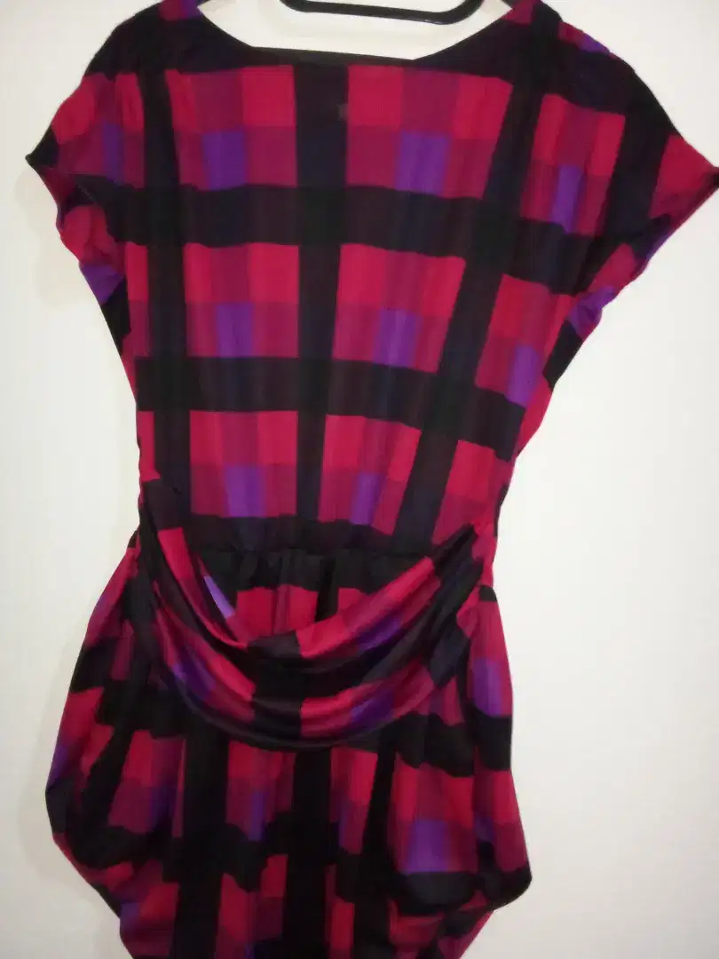 Dress motif kotak