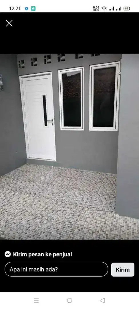 Jual kusen pintu satu dan pintu dua dari bahan aluminium dan kayu