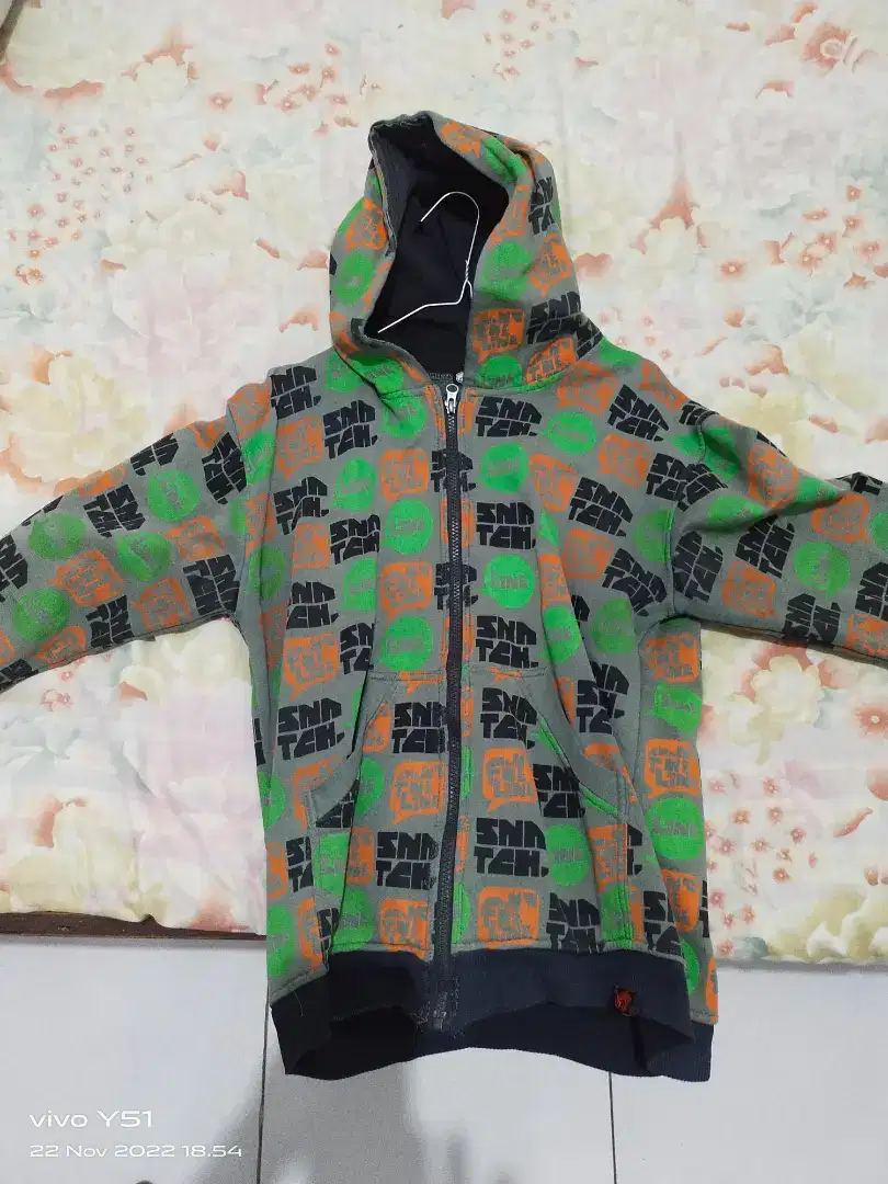 jaket SNATCH original size S * second * seleting YKK ori, chat via WA