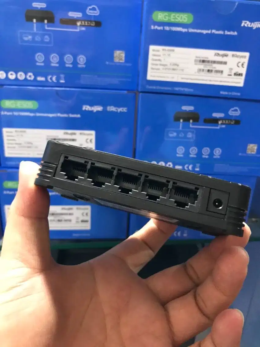 Switch Hub RG-ES05 Ruijie Reyee 5 ports plastic 10/100Mbps