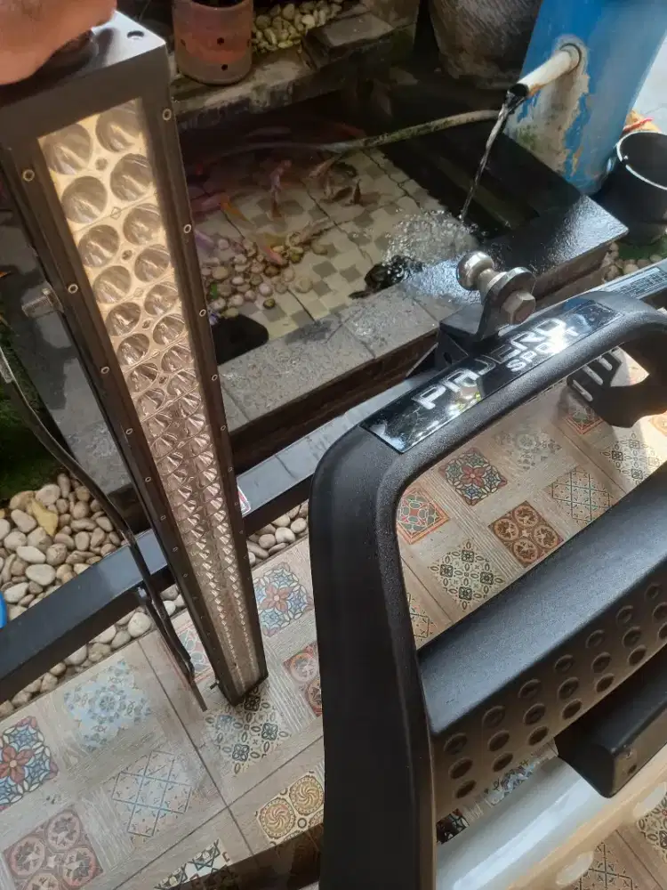 Tanduk depan pajero dan towing bar belakang set