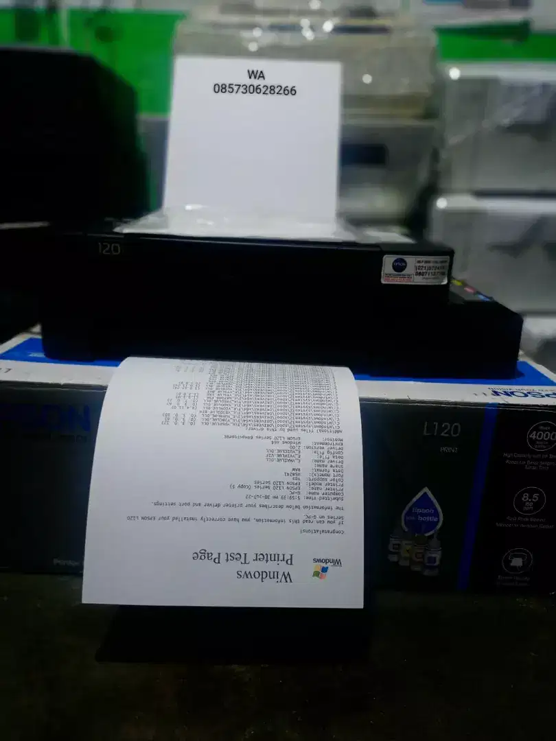 Printer  epson l120 print second siap pakai