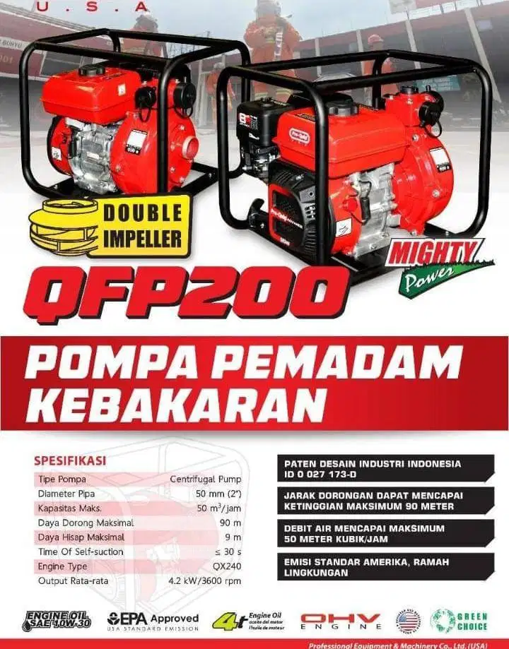 Pompa Pemadam Kebakaran Api