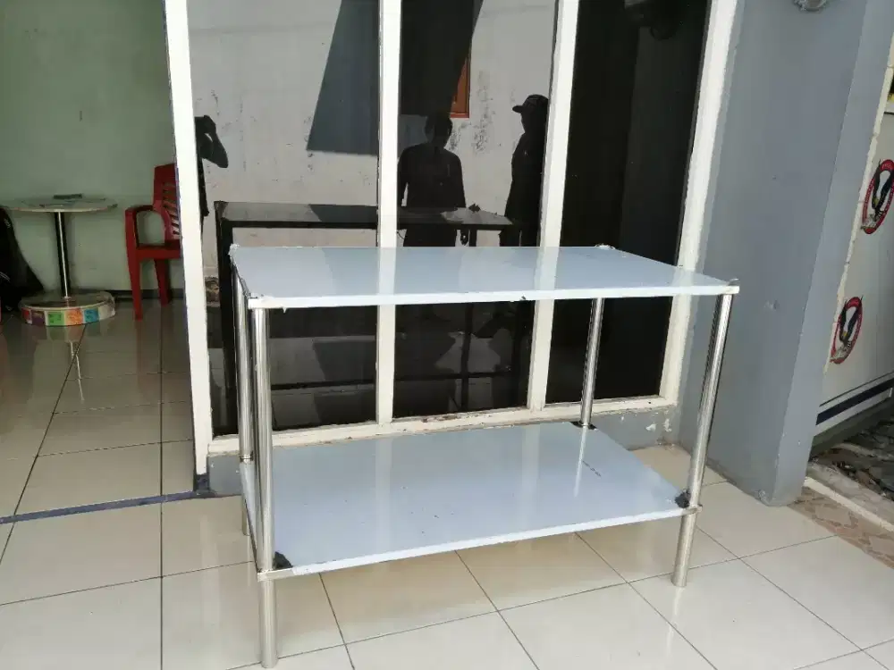 Meja stainless murah ready stock